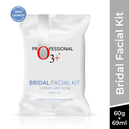 O3+ Bridal Facial Kit Hydrate & Glow For Dry Dehydrated Skin 10 Steps
