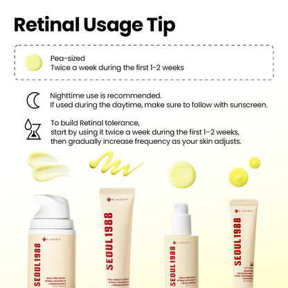 K-SECRET SEOUL 1988 Serum : Retinal Liposome 2% + Black Ginseng, 30ml/1.01fl.oz | 58% Black Ginseng Extract | Retinal serum, Bakuchiol, VitaminC&3Peptides for Wrinkle Care | Korean Skincare | seoul1988