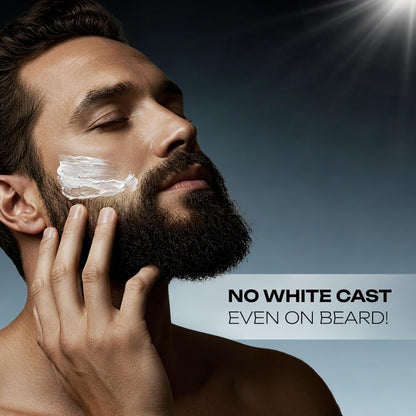 BELLAVITA Suncare Brightening Sunscreen For Men | SPF 50 PA+++ Broad Spectrum Protection | Zero White Cast | Brightens Skin Instantly | Ultra Lightweight | Prevents Tanning & Dullness | Instant Absorption | 30 ml