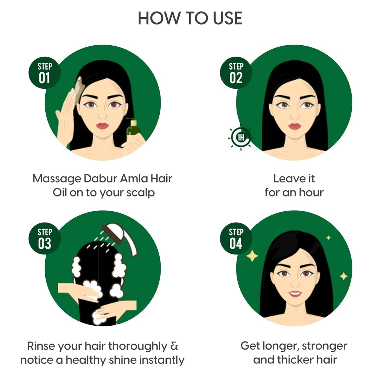 Dabur Amla Hair Oil - for Strong, Long and Thick hair - 550 ml