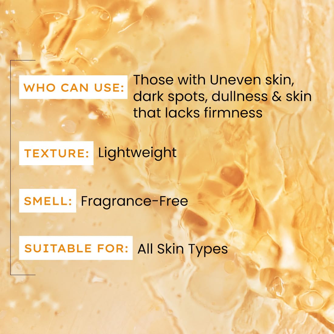 Hyphen 18% Brightening + 20% Collagen Face Serum | Double Shot Serum with 11% Mandarin 5% Niacinamide 2% PGA & Bakuchiol | Summer Skincare | Brightening, Hydrating & Collagen Boost for Dry Skin - 50ml