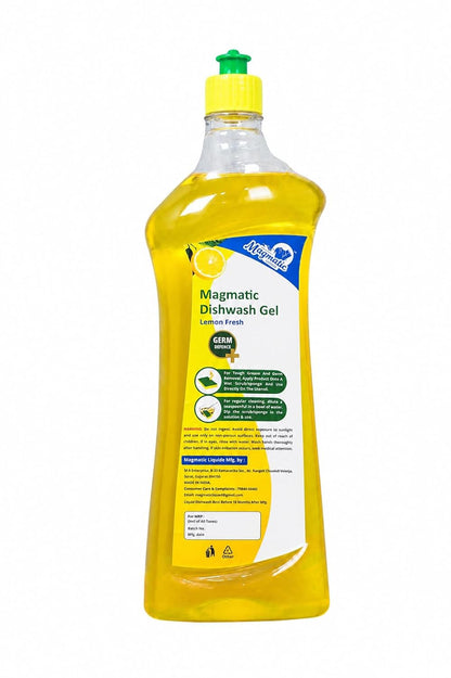 Magmatic Lemon Fresh Dishwash Liquid Gel 1L