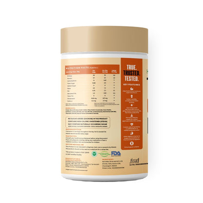 NATURALTEIN The Good Prot 1 kg (Chocolate Caramel) | 22g Protein Per Serving | No Artificial Flavors | Clean & Natural Protein Blend | Plant & Whey Protein Mix