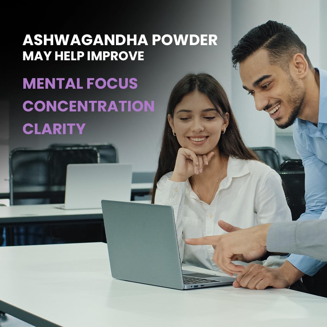Carbamide Forte Organic Ashwagandha Powder 100g | Withania Somnifera | USDA Certified | May Support Energy, Strength, Stress Management & Muscle Recovery
