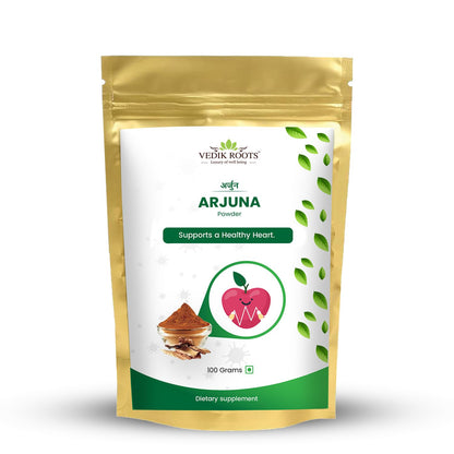 Organic Arjuna Bark Powder 100 g | Supports Healthy Heart Functions | Arjun Ki Chaal Powder Promotes Healthy Metabolism (Pack of 1)
