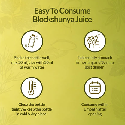 Krishnaâ€™s Blockshunya Juice - 1000 ml | Ayurvedic Herbal Support for Healthy Cholesterol Levels | Heart Wellness Formula