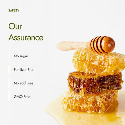 Kapiva Organic Honey 500gm | NMR tested | Unprocessed & Unpasteurized Honey |100% Raw Pure & Natural | Strengthens Immunity | 0% Added Sugar No Preservatives