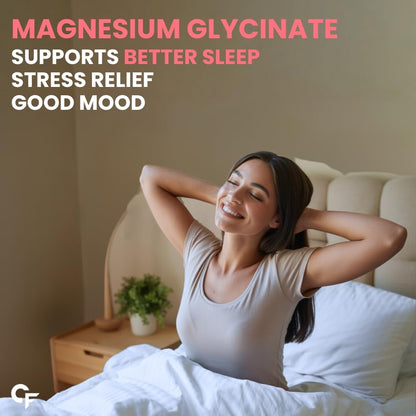 Carbamide Forte 5X Strength Magnesium Supplement with Magnesium Glycinate & Citrate, plus Triple Mineral Complex | 2000mg Per Serving | 120 Tablets