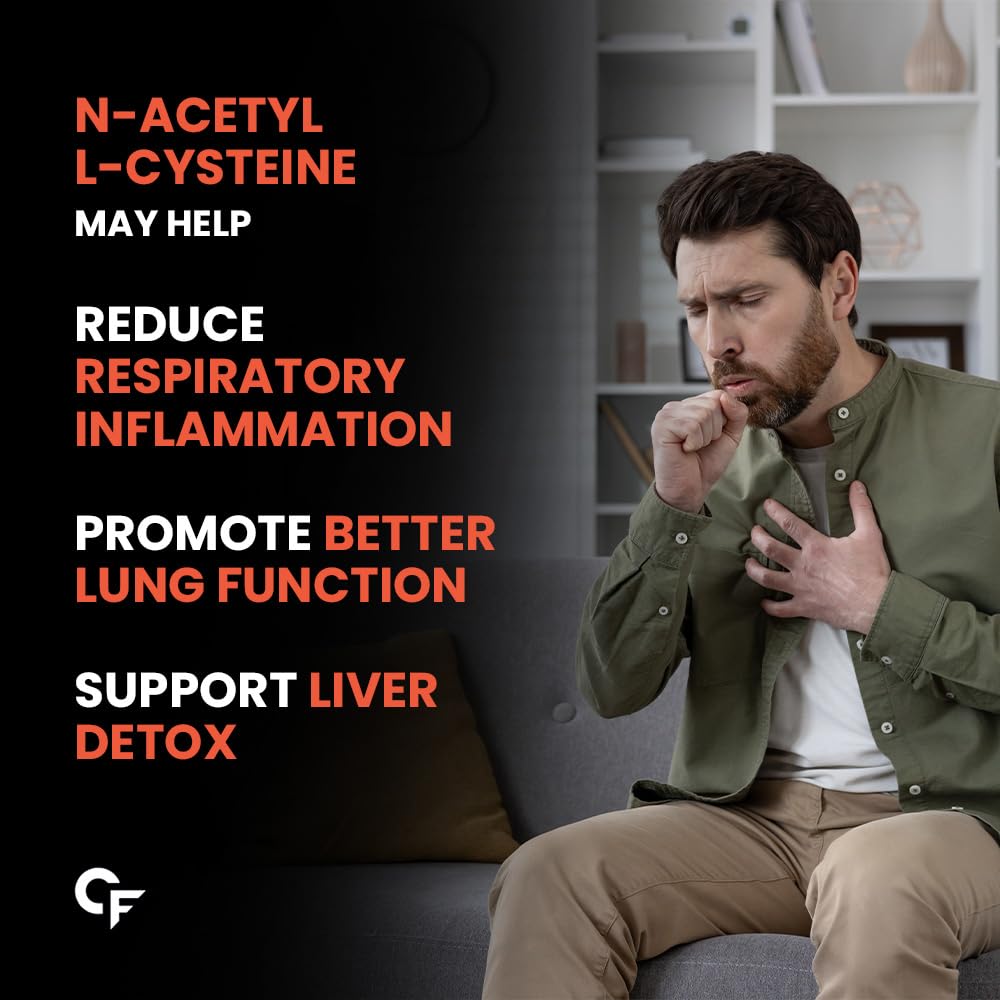 Carbamide Forte N-Acetyl, L-Cysteine 600mg (NAC) - 60 capsules, 1 count