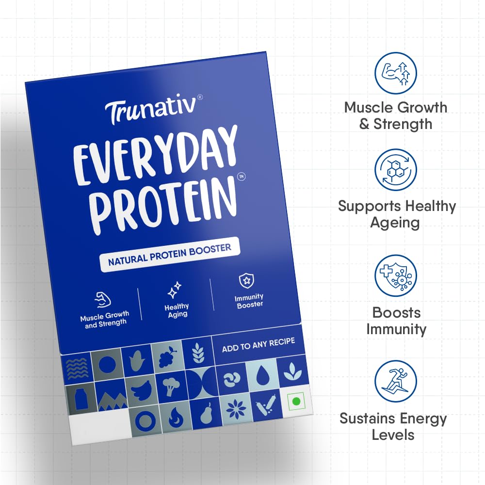 Trunativ Cookable Milk Whey Protein Isolate| 90% Protein Per Serving | Muscle Growth & Immunity Booster| Natural Protein Powder| No Added Sugar | Higher Protein Absorption | Unflavoured 400g (Pack of 1)