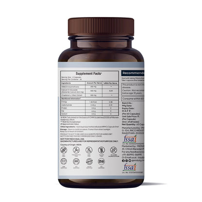 Miduty Palak Notes Estro Balance Supplement For Women - 60 Capsules