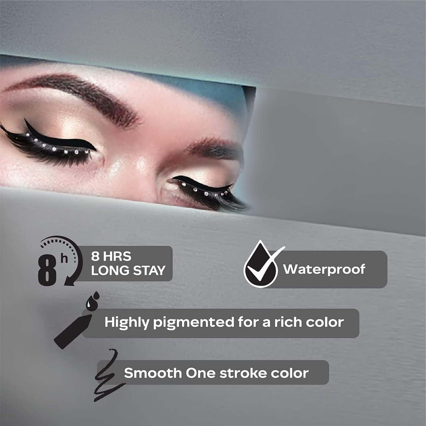 FACESCANADA Ultime Pro Longwear Opaque Eye Pencil - Solid Black 02, 1.2 G|8 Hr Long Stay|Smooth One Stroke Application|Intense Color Pay Off|Soft Blendable Formula|Smudge Proof|Water Proof