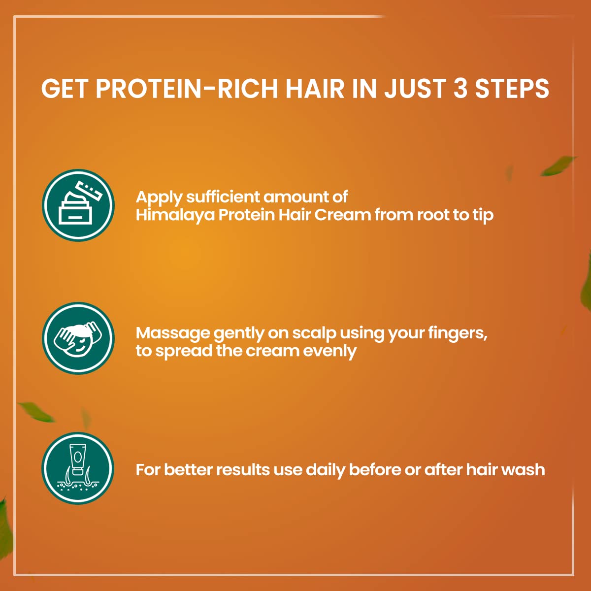 Himalaya Protein Hair Floral Scent Cream for All Hair Types, 200 Millilitres