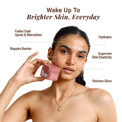 Be Neude Sleep On It Overnight Hydrating Mask 50ml â€“ Leave-on Night Cream Mask with Goat Milk, Niacinamide for Glowing, Nourished Skin; Hydration & Repair; Suitable for Men & Women, All Skin Types