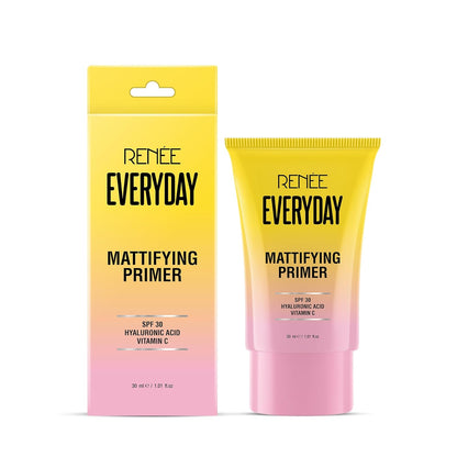 RENEE Everyday Primer, Blurs Fine Lines, Wrinkles & Pores, Smoothen Skin Texture, Lightweight & Non-Sticky, Long Lasting Formula with Matte Finish, Cruelty-Free Skincare Infused Makeup, 30 Ml