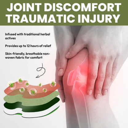 Mountainor Herbal Knee Pain Relief Patches Arthritis Inflammation Patch Sticker | Instant Relief from Knee Pain | Joint Knee Pain Relief Products Natural Wormwood Extract Patch for Knee (20 Pcs)