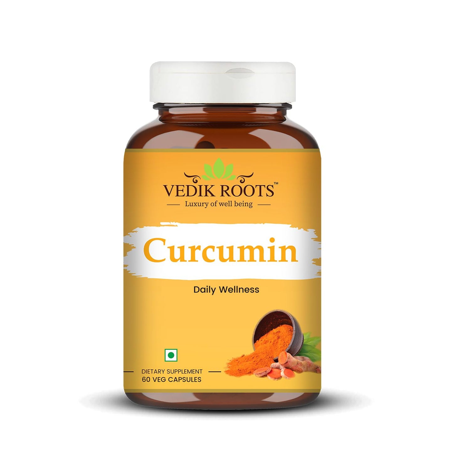 Curcumin Capsules for Joint Support Supplement with Piperine & 95% Curcuminoids | Anti-Inflammatory | Turmeric, Ginger & Black Pepper | 60 Veg Capsules (60)