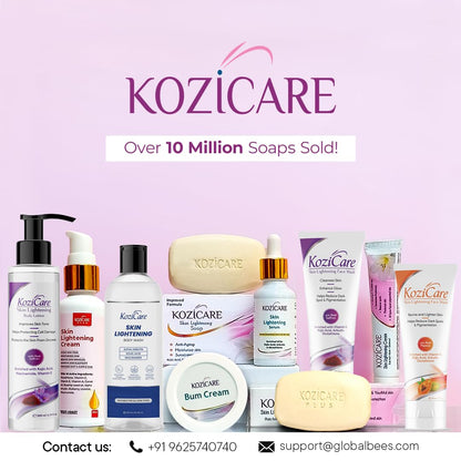 Kozicare Kojic Acid & Glutathione Face Wash | For Women & Men | Face Cleanser & Skin Care - 100 Ml