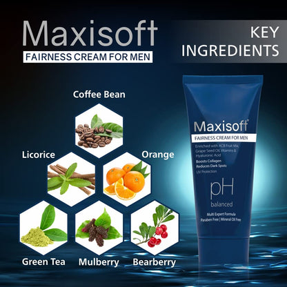 Fairness Cream for Men | Anti Aging Tan & Dark Spot Removal Cream | 50 gm (Pack of 1)