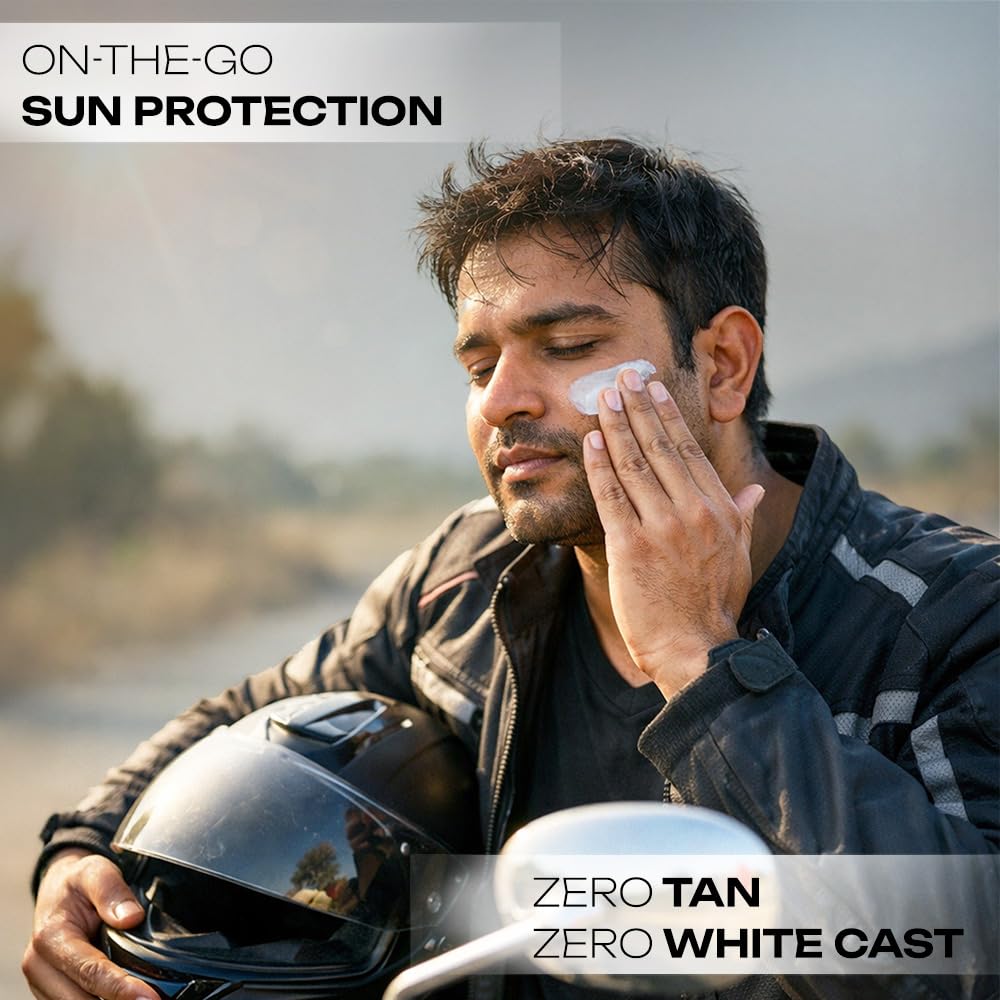 BELLAVITA Suncare Brightening Sunscreen For Men | SPF 50 PA+++ Broad Spectrum Protection | Zero White Cast | Brightens Skin Instantly | Ultra Lightweight | Prevents Tanning & Dullness | Instant Absorption | 30 ml