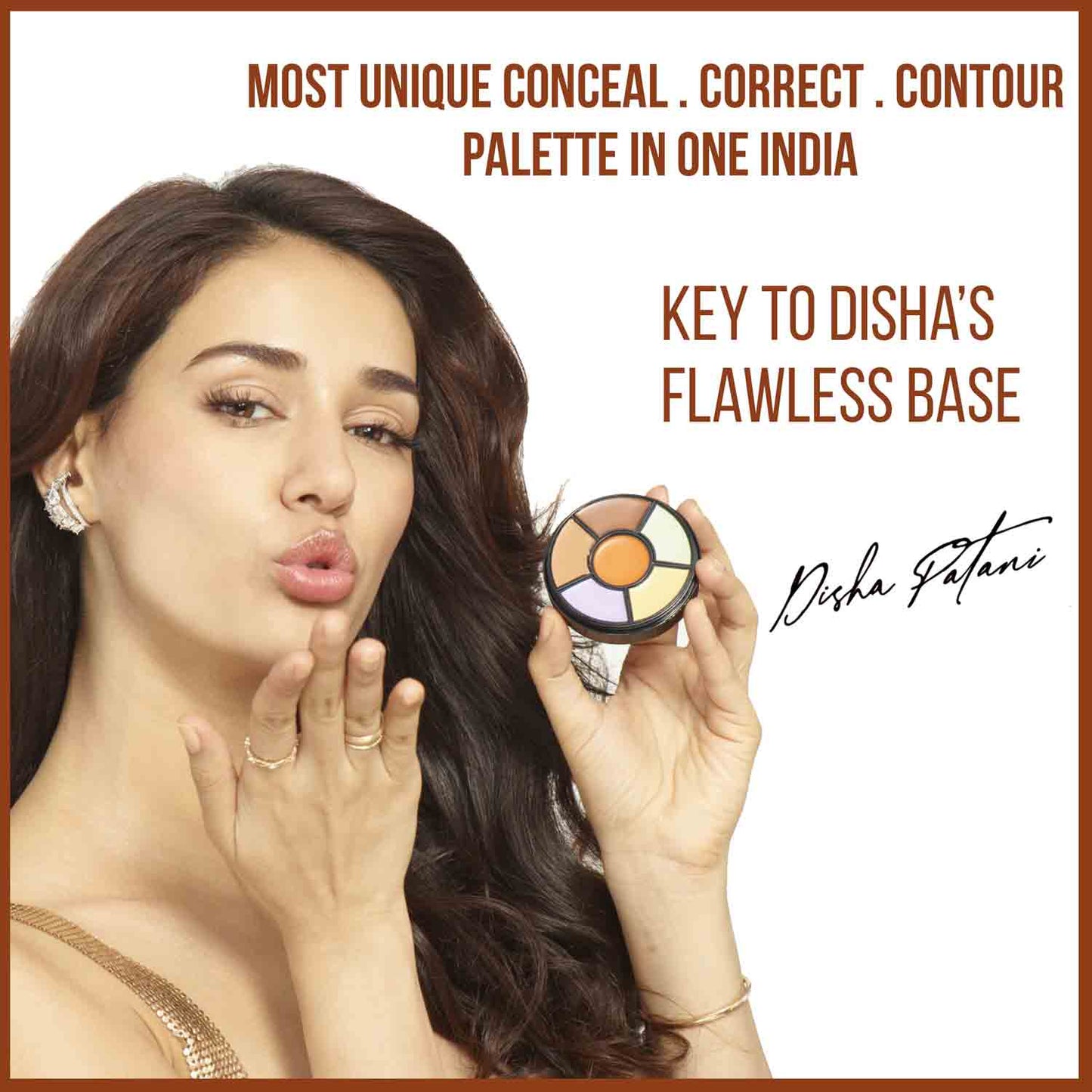 INSIGHT Pro Concealer Palette â€“ Shade Concealer | Makeup Wheel for Face | Satinâ€“Matte Finish | 3-in-1 Conceal, Contour & Correct | Waterproof | Full Coverage | 15gm