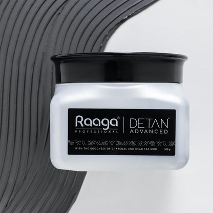 Raaga Professional Detan Advanced Cream, Suitable for All Type of Skin (Black, 500 g)