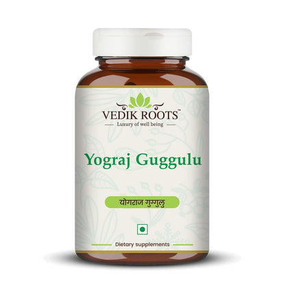 Yograj Guggulu - Ayurvedic Supplement For Joint Pain | Relief From Joint Discomfort | For Swelling & Stiffness | 60 Tablets (Pack of 1)