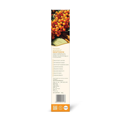 Wellwith(Ayuzera) DentoWin(100g, Pack of 1) Herbal Gum Care Toothpaste with Himalayan Sea Buckthorn Berry, Tulsi & Neem, Teeth Whitening - Natural Formula, No Fluoride