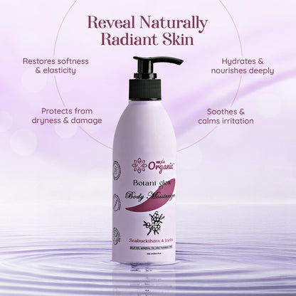 Botani Glow Herbal Moisturizer â€“ With Seabuckthorn, Amla, Tulsi, Green Tea, Aloe Vera, Jojoba & Almond Oil | Deep Hydration, Skin Regeneration, Glow & Nourishment | For All Skin Types | 250 ML