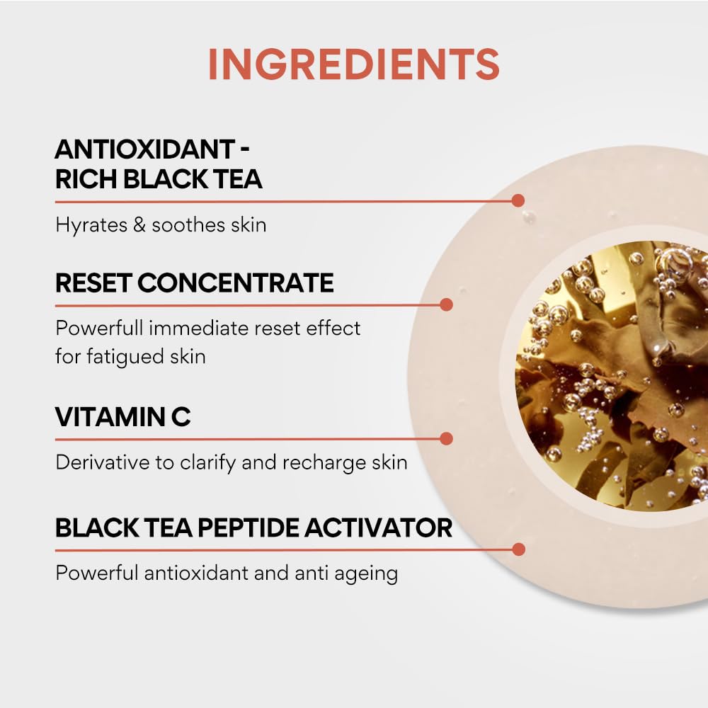 Innisfree Black Tea Treatment Essence - 75ml for Anti-Wrinkle Effect - Evens Out Skin Tone, Korean Skincare