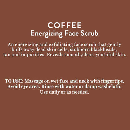 Biotique Coffee Energizing Face Scrub for All Skin Types,50 Gm | Deep Exfoliation, Removes Blackheads & Whiteheads, De-Tan | Paraben & SLS Free