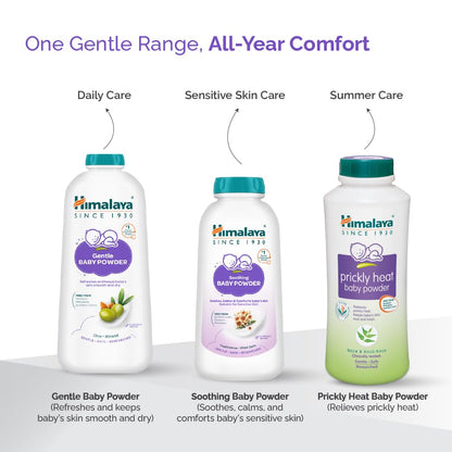 Himalaya Soothing Baby Powder 100gm | No.1 Doctor-Prescribed Brand | Formulated for sensitive skin | Soothes, calms and comforts baby's skin | 99% Natural Origin Ingredients | Free from harsh chemicals