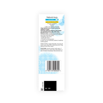 Olay Cream Natural Aura Vitamin B3, Pro B5, E With Uv Protection,40 Gm