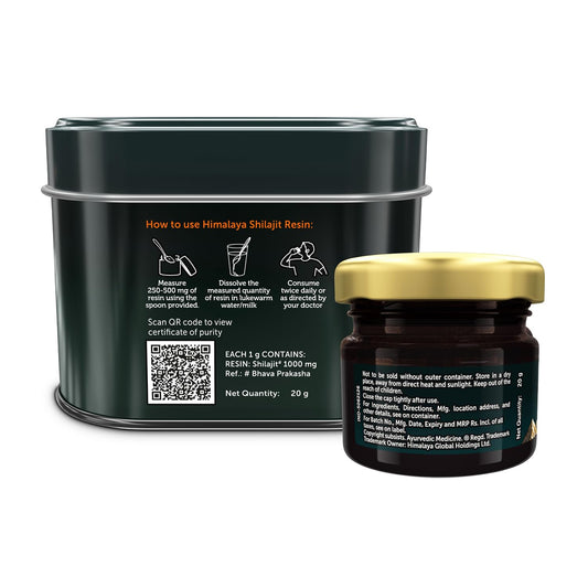 Himalaya Shilajit Resin | 20 g | Enhances Stamina, Energy, and Power | 100% Pure Himalayan *Shilajit* | Supports Healthy Testosterone Level