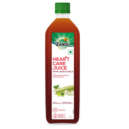 Zandu Heart Care Juice 1L| Helps Maintain Healthy Heart Function | Relieves Stress & Boosts Immunity