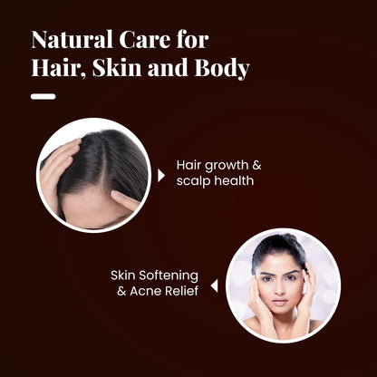 Zeelab Castor Seed Oil 200ml | 100% Pure Cold Pressed | Castor Oil for Skin, Hair Growth, Dandruff, Cleansing & Massage | Multipurpose Herbal Oil for Men & Women