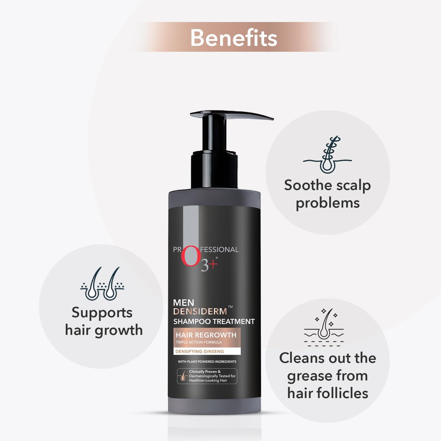 O3+ Densiderm Shampoo for Men - 200ml