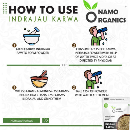 Namo Organics - Indrajau Kadwa 200g | Indra jau - Holarrhena Pubescens