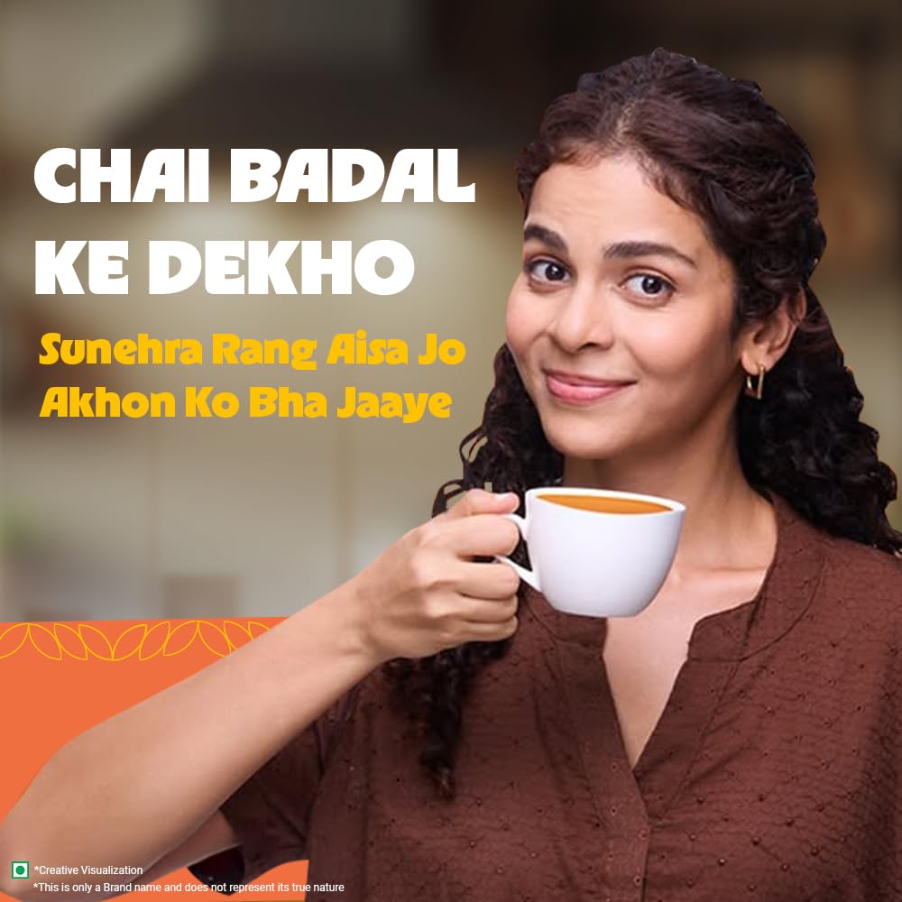 Wagh Bakri Premium Tea | Black | Assam Blend | Kadak Chai | Aromatic Chai Patti | Rich & Bold Flavour | Lingering Taste & Kesari Golden Hue | Loose Leaf Tea | 1 Kg