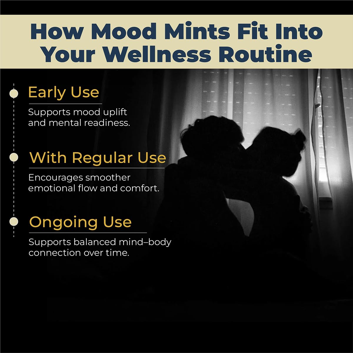 Cureveda Mood Mints for Him & Her | Herbal Mint Tablets for Mood Balance, Energy & Daily Wellness | Horny Goat Weed & Maca | Minty Fresh | Fast-Dissolving Tablets | 30 Mints