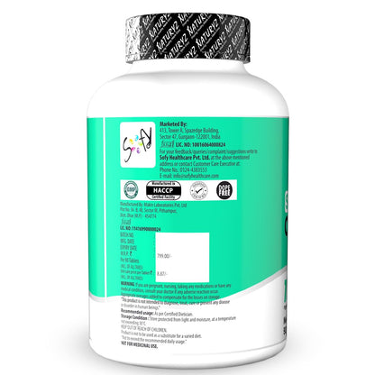 Naturyz Soft Calcium with Plant Vitamin D3 | Highest 10 Nutrients | Easy to Digest | Zinc | Magnesium | Fortified with Whole foods | Faster Absorption Triple Blend | Ideal Supplement for Bone Health & Joint Support - 90 Tablets