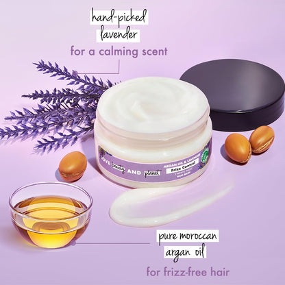 Love Beauty & Planet Argan Oil & Lavender Magic Mask for Smooth Frizz Free Hair|No Sulfates,No Paraben|100ml
