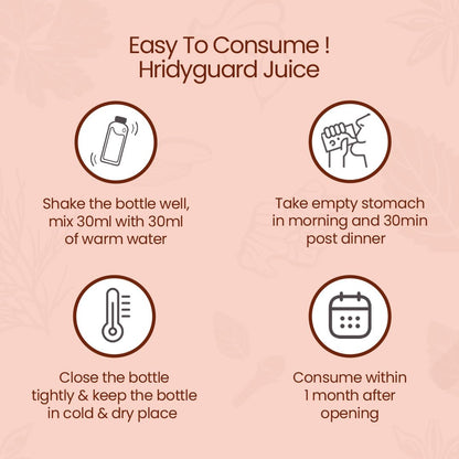 Krishna's Hridyguard Juice â€“ Enriched With 11 herbs - Herbal Extract Drink for Daily Wellness - 1000 ml