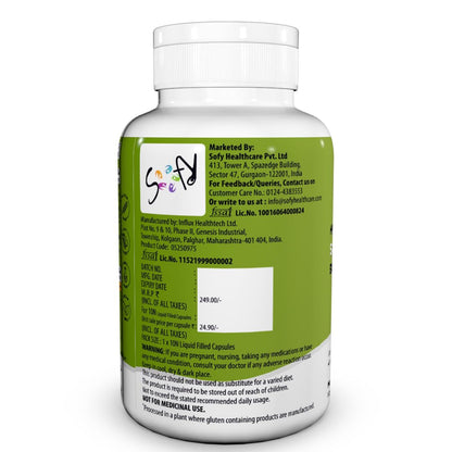 NATURYZ Himalayan Sea Buckthorn Berry Oil Triple Strength 1120mg | Cold-Pressed Vegetarian Omega 7 + Omega 3-6-9 | Skin Glow, Immunity & Gut Health Supplement | High Absorption | Non-GMOâ€“ 10 Liquid Fill Capsules
