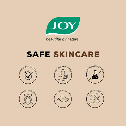 Joy Exfoliating Coffee Face & Body Scrub for Men & Women (200gm) | Anti Pollution Scrub with Coconut & Coffee | Deeply Exfoliates & Removes Dirt | 100% Vegan & Gentle on Skin