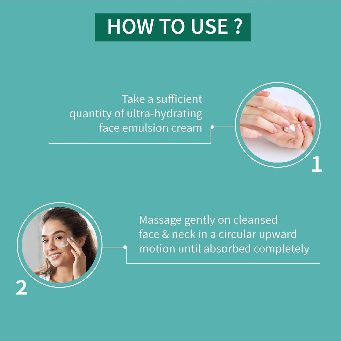 Ayouthveda Ultra Hydrating Face Emulsion Cream | Natureâ€™s Goodness for 24 hours Hydration | Moisturizes, Tones, and Brightens Skin | Prevent Dark spots, Blackheads and Blemishes | With Coconut Water, Aloe Vera, and Green Tea - (Pack Of 1; 60G)