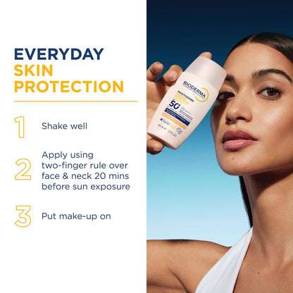 Bioderma Photoderm XDefense Ultra-Fluid SPF 50+ Tinted Sunscreen I PA ++++ I In-Vivo tested