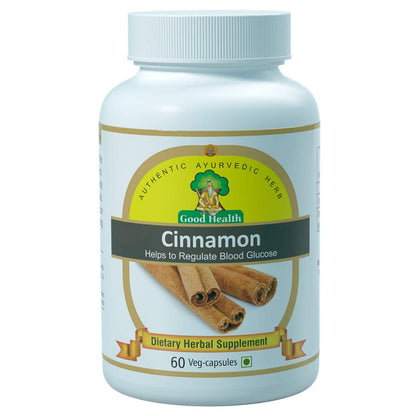 Natural, Pure, Safe Cinnamon Dietary Supplement, 500 mg (60 Vegetarian Capsules)