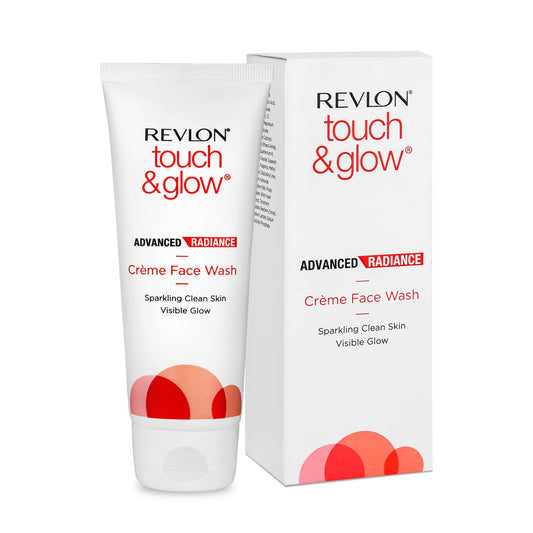 Revlon Touch & Glow Advanced Radiance CrÃ¨me Face Wash (100 gm)- (Enriched with Vitamins E, C & B5 that moisturize the skin)