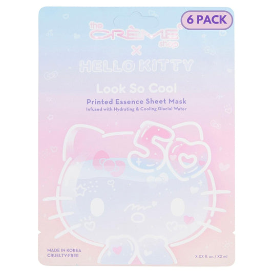 The CrÃ¨me Shop x Hello Kitty Feel So Clear Printed Essence Sheet Mask, Clarifying and Hydrating Face Mask with Tea Tree and Hyaluronic Acid - 50th Year Anniversary Limited Edition (Pack of 1)